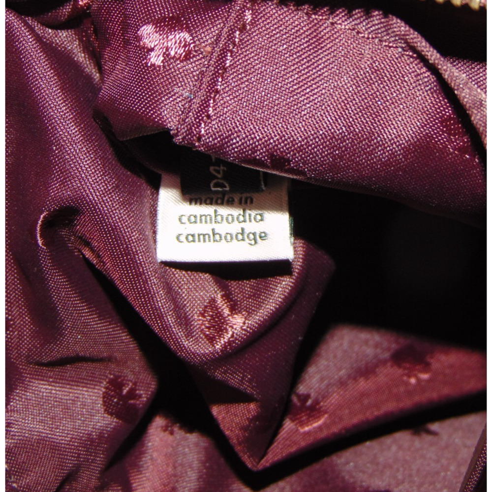 Kate Spade New York Tinsel Glitter Crossbody Bag Burgundy Wine Zip Gold Hardware - Picture 15 of 15